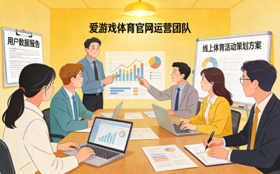 爱游戏体育官网运营团队在分析用户数据报告并策划线上体育活动