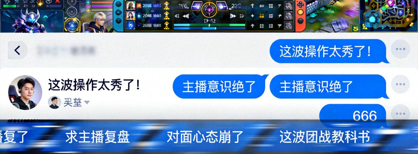 电竞爱好者社区线上互动截图，展示评论区热烈的讨论与弹幕