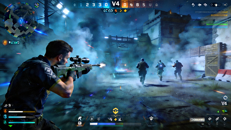 《CS:GO》Major锦标赛残局1V4精彩镜头，选手冷静瞄准与战术走位