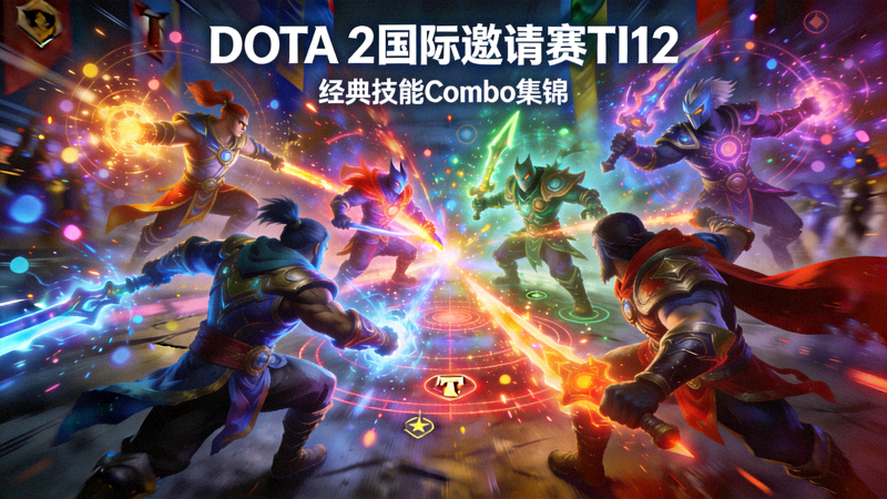 《DOTA 2》国际邀请赛TI赛事中英雄的华丽连招与技能Combo展示