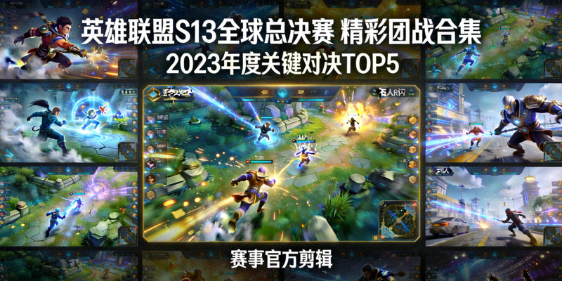 近期英雄联盟S13全球总决赛精彩团战片段合集展示