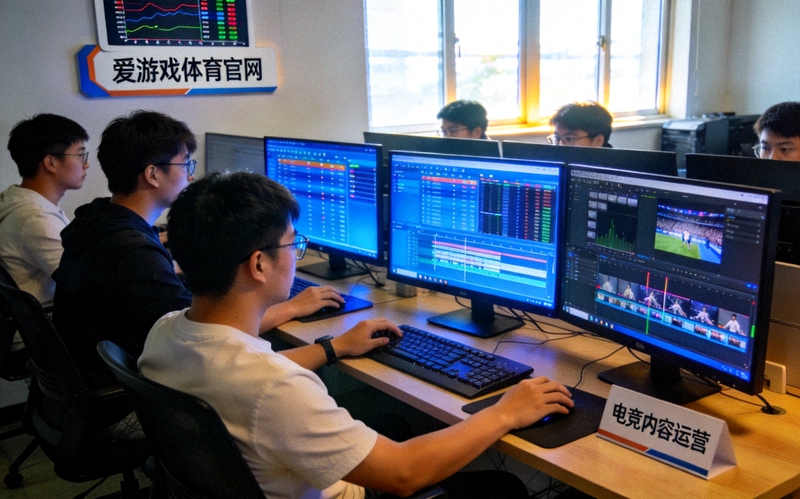 爱游戏体育官网电竞内容运营团队分析赛事数据与制作精彩集锦的工作场景
