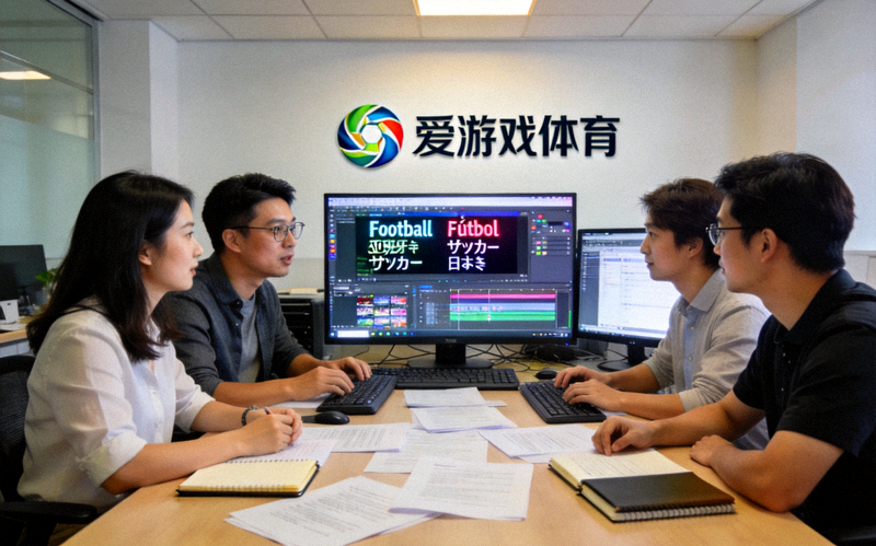 爱游戏体育多语言字幕与本地化内容制作团队工作场景
